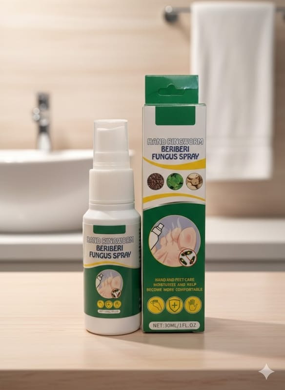 Beriberi Fungus Spray -  Elimina el Hongo y la Picazón de Los Pies