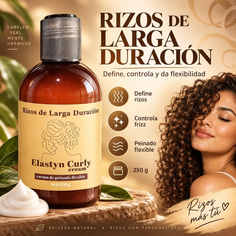 Elastyn Curly Cream - Risos de Larga Duración
