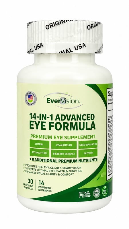 14- IN - 1 Advanced  eye Formula - Formula Avanzada Para Una Visión Clara y Sin Fatiga