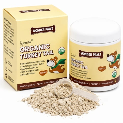Organic Turkey Tail - Inmunidad y  Fortalecimiento Para tu Mascota