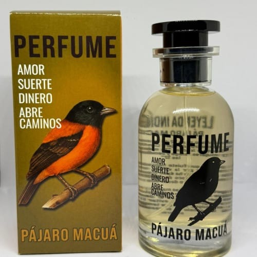 Perfume Pajaro Macua - Atrae Amor, Suerte y Prosperidad