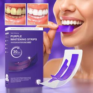 Whitening Strips - Cinta Dental Blanqueadora Morada